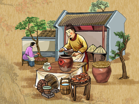 香菇醬插畫