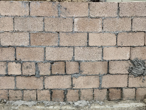 大水泥砖墙