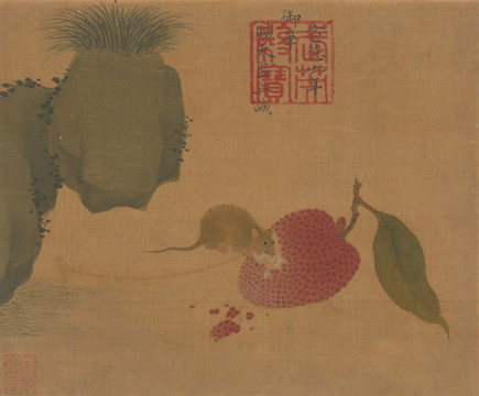 朱瞻基食荔圖
