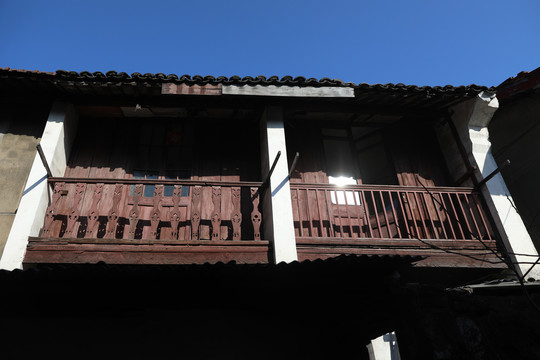 古建筑阳台