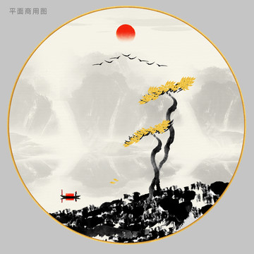 新中式裝飾畫