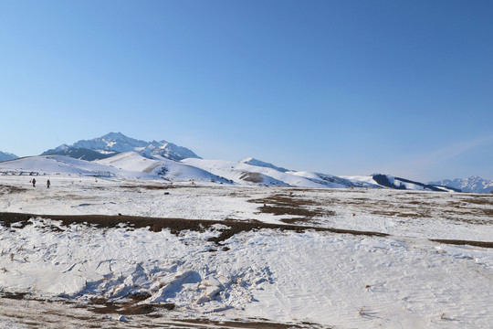 乌鲁木齐南山雪景