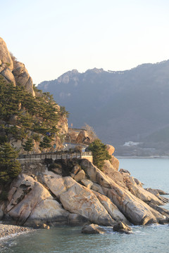 青岛崂山山海景观