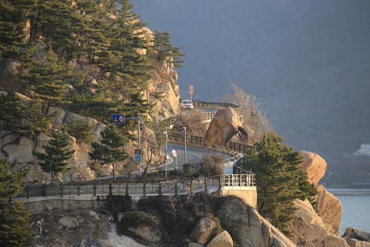 青岛崂山山海景观