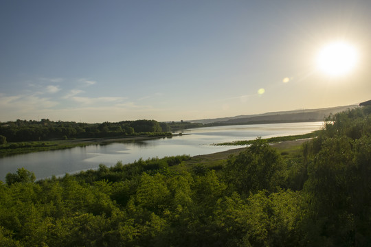 天鹅湖夏景