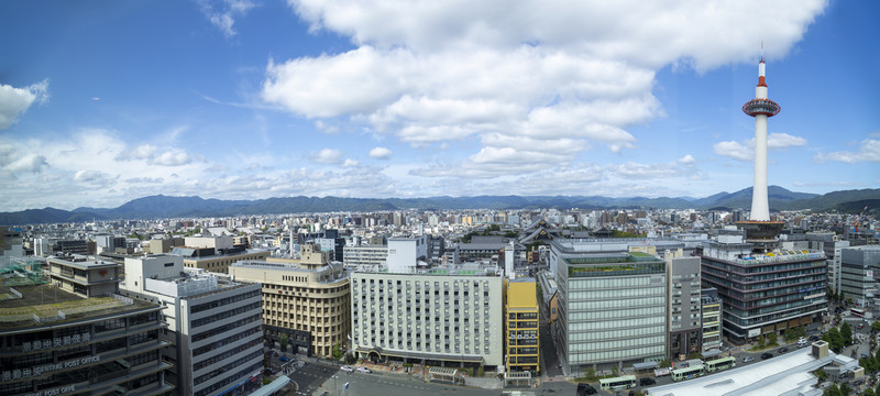 日本京都塔全景