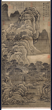 王問山水畫