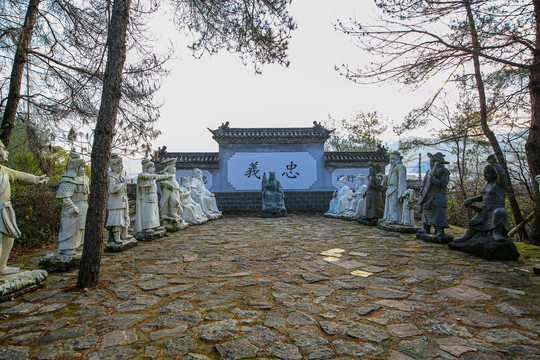 横店水泊梁山雕塑