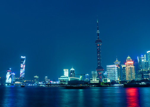 上海东方明珠塔夜景