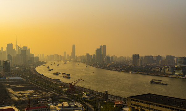 浦江景色