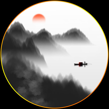 新中式山水畫(huà)