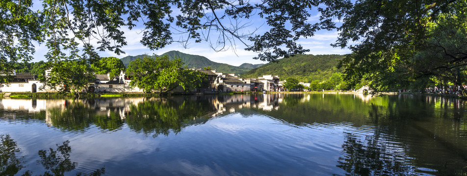 宏村全景高清