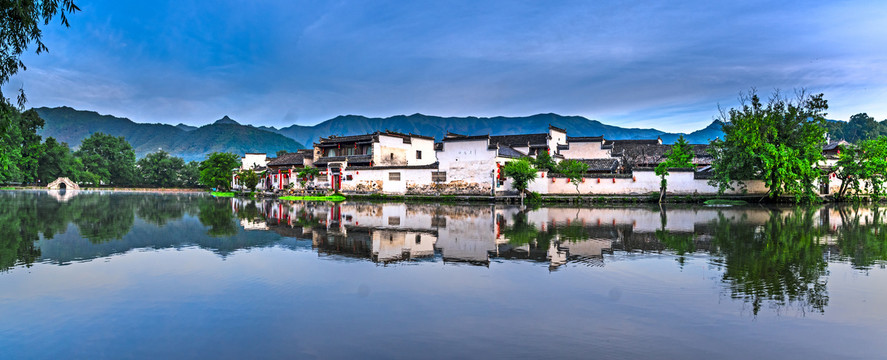 宏村全景高清