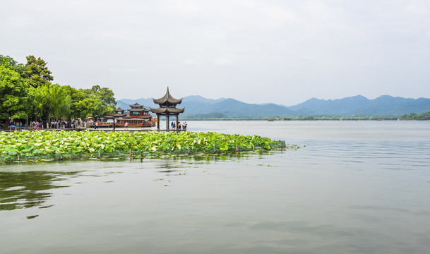 杭州西湖集贤亭