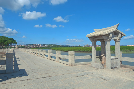 洛阳桥桥头建筑景观