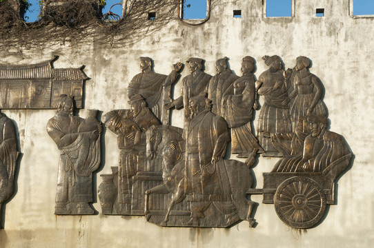 海丝贸易文化墙