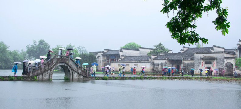 烟雨宏村