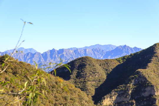 俯瞰百里峡