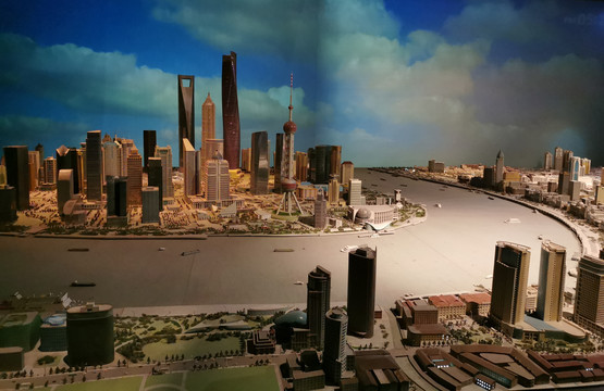 上海外滩建筑模型