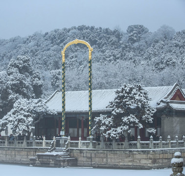 颐和园雪景