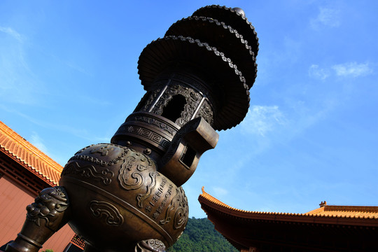 寺廟青銅香爐