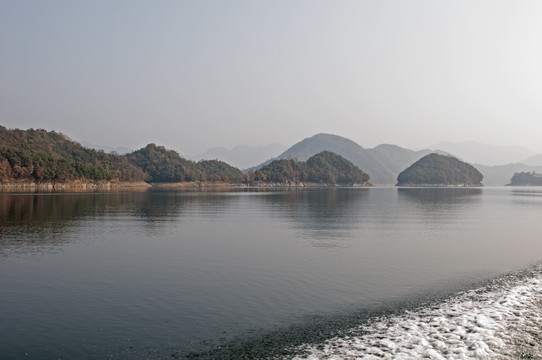 安徽黄山区太平湖景色美如画