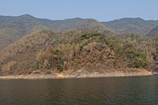 安徽黄山区太平湖景色美如画