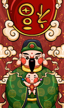 福祿壽喜財之福神駕到
