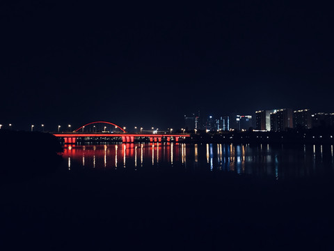 厦门五缘湾大桥夜景
