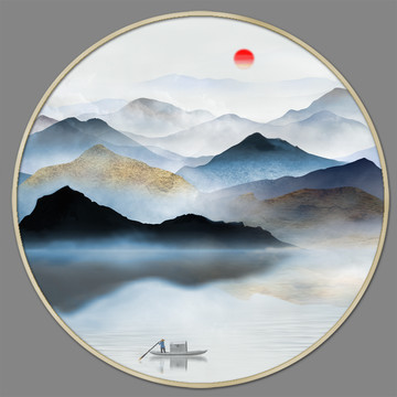 新中式山水