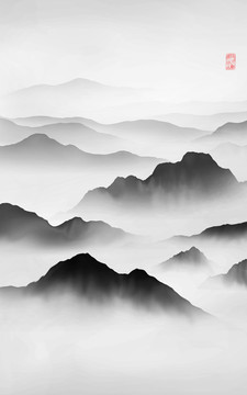 水墨山水