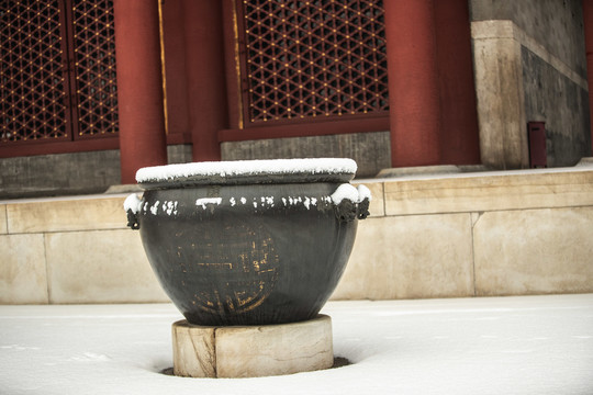 颐和园雪景