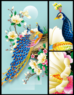 孔雀玉蘭花玄關(guān)