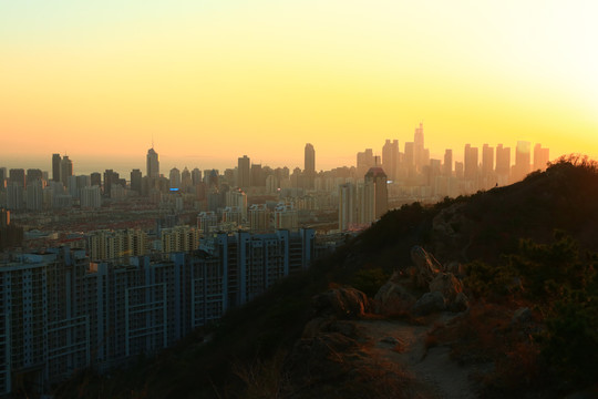 青岛城市剪影