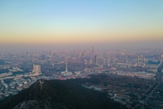 济南千佛山日出090