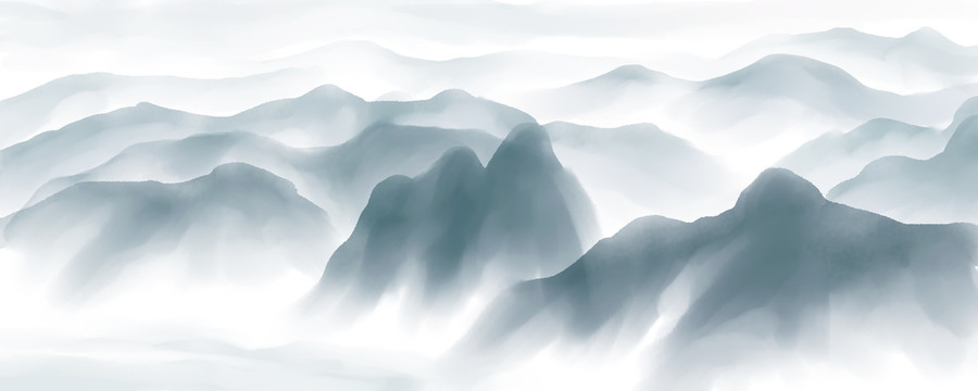 水墨山水畫