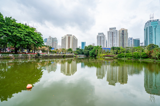 深圳荔枝公园一角