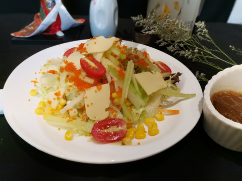 和风野菜沙律