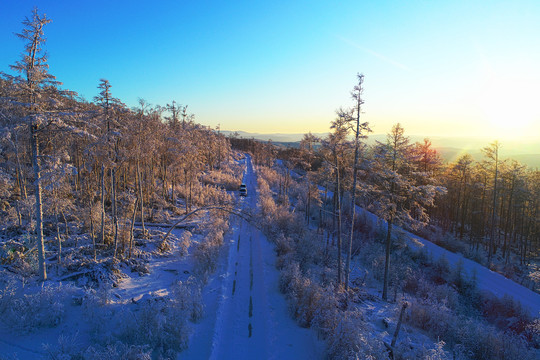 林海雪原雪路