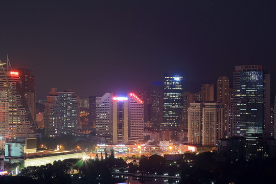 深圳城市风光夜景