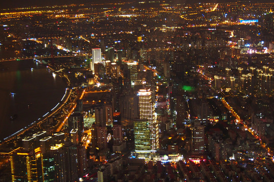 上海都市夜景