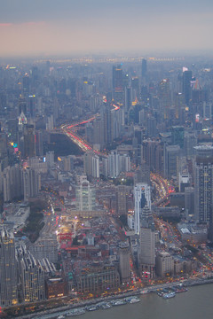 上海都市夜景