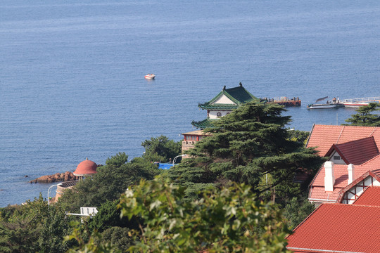 青岛海边建筑