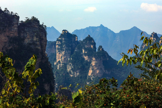 张家界森林公园天门山