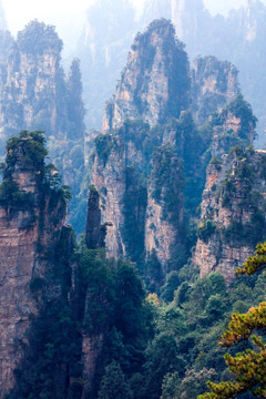 张家界森林公园天门山