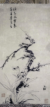 陳道復梅花水仙圖