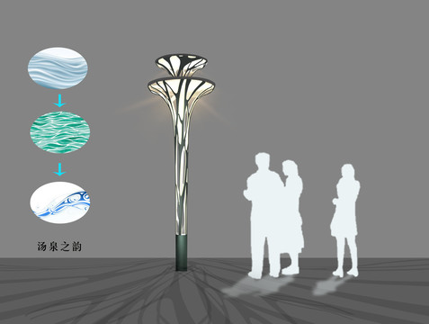 水元素景觀燈