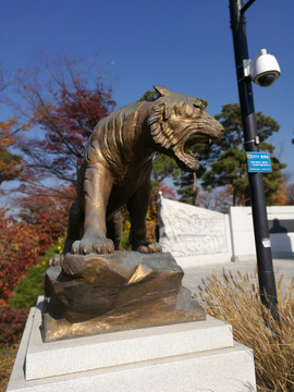 老虎雕像