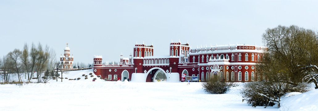 雪景建筑