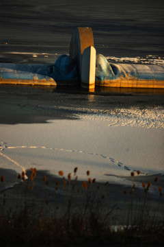 宛平湖冰雪